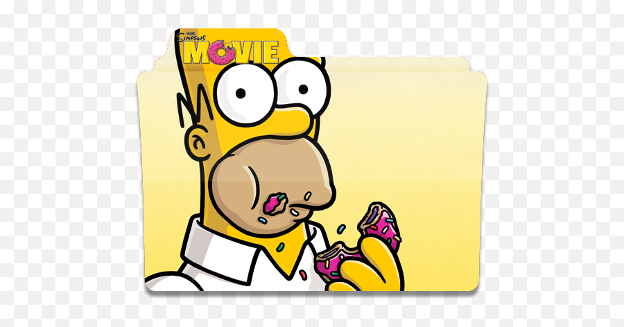 Icono Los Simpsons Carpeta Carpetas Pelicula Homero - Simpsons Movie Movie Poster Png,Homero Png