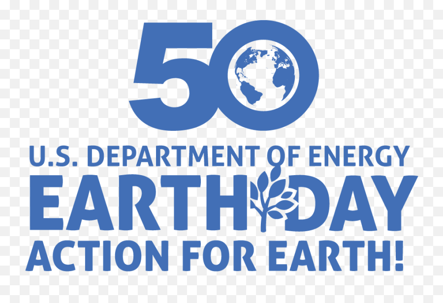 Doeu0027s 50th Earth Day Logo Department Of Energy - Vinexpo Png,Earth Day Logo