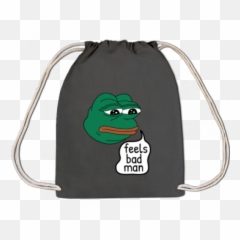 Pepe Meme Feels Bad Man Turnbeutel - Cactus Hedgehog Hug png