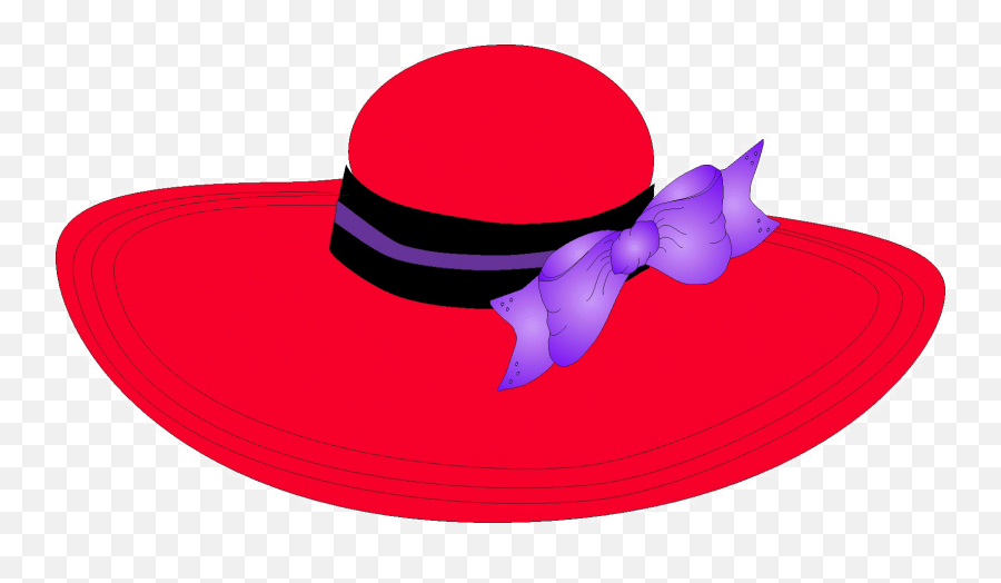 Sun Hat Jpg Free Library Transparent - Red Hat Society Logo Png,Red Hat Png