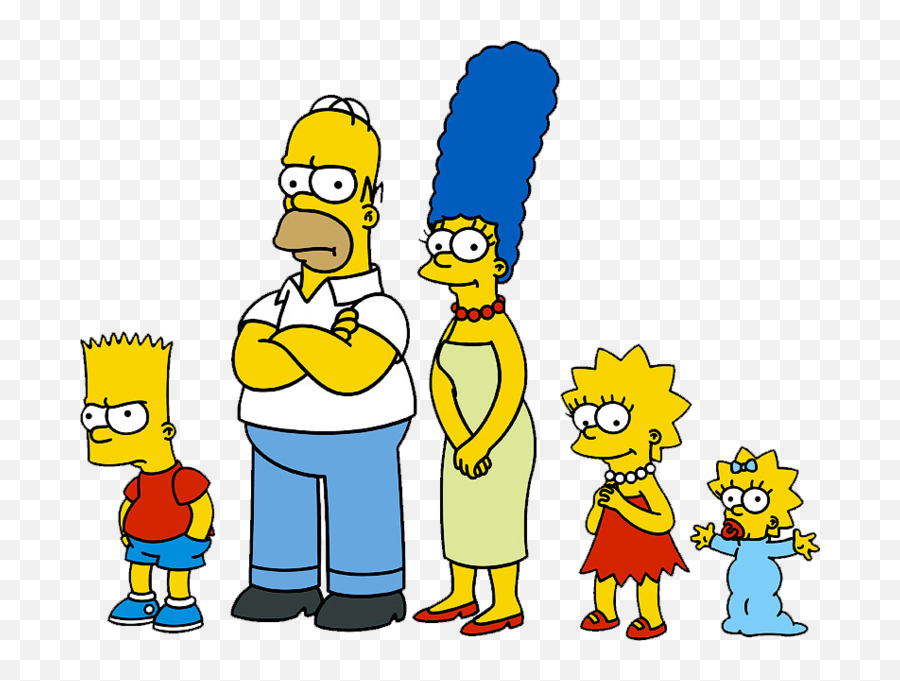 The Simpsons Psd Official Psds - Family The Simpsons Characters Png,Los Simpson Png