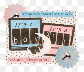 Baby Shower And Gift Ideas - Greeting Card Png,Its A Boy Png