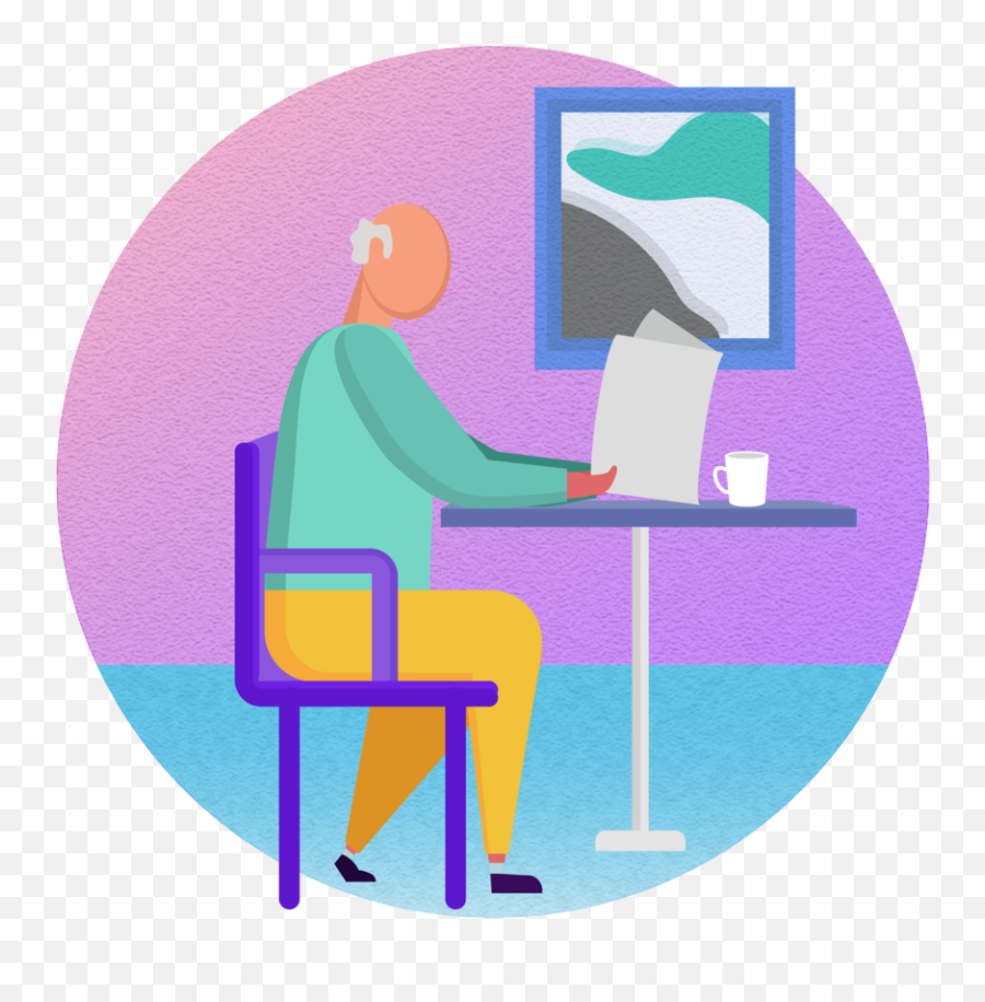 Related For Sick Clipart Man - Sitting Png Download Clip Art,Sitting Man Png