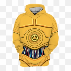 C3po Costume 3d Print - Hoodie Png,C3po Png