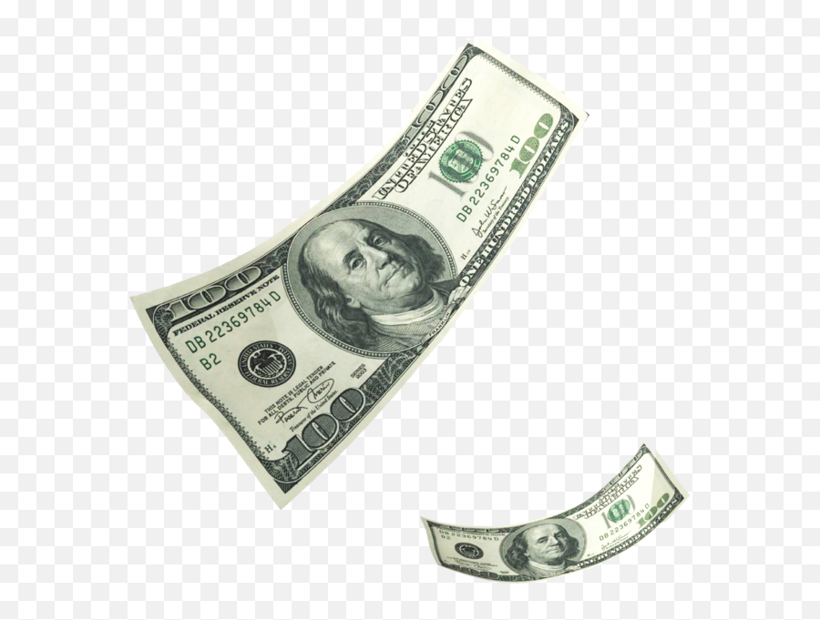 United States One Hundred - Falling Dollar Bills Png,Hundred Dollar Bill Png