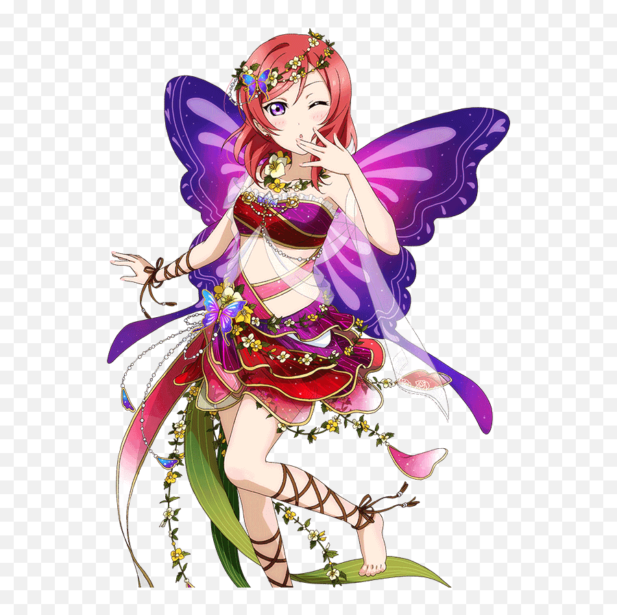 814 Nishikino Maki Sr - Fairy Maki Png,Fairy Transparent