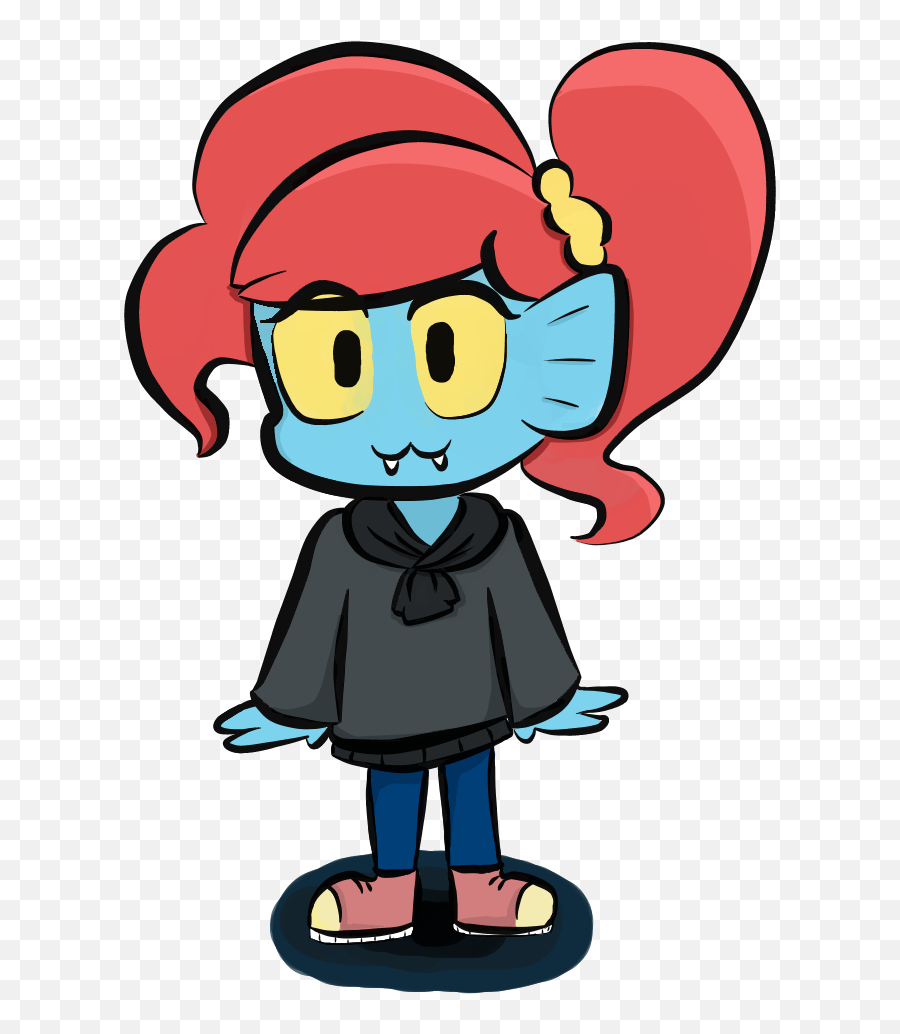 Download Hd Undertale Child Undyne - Undertale Baby Undyne Png,Toriel Png