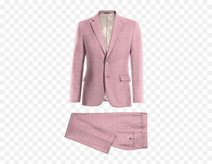 Pastel Red Striped Seersucker Suit - Pink And White Striped Mens Suit Png,Guy In Suit Png