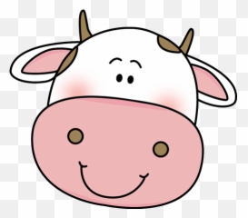 Cow Clipart With Transparent Background Free 2 - ClipartAndScrap Cute Head Png