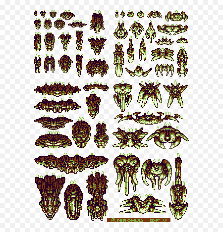 Spaceships - Top Down Spaceship Sprites Full Size Png Top Down Spaceship Sprites,Spaceships Png