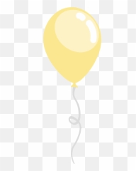 Yellow Balloon Png Transparent - Pastel Yellow Balloon Png,Yellow Balloon Png