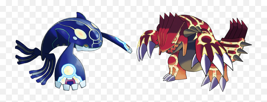 Prime Kyogre And Groudon - Pokemon Groudon Png,Groudon Png