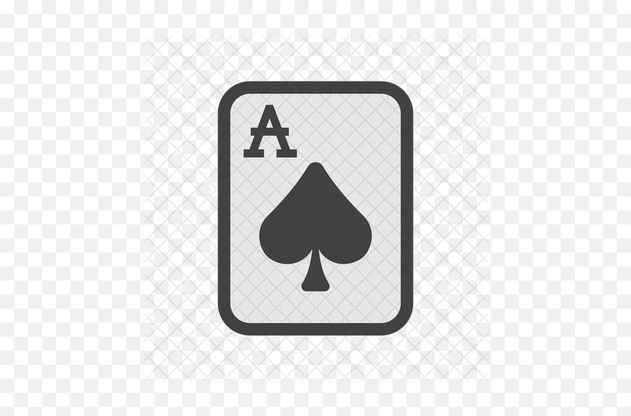 Ace Of Spades Card Icon - Sign Png,Ace Of Spades Card Png