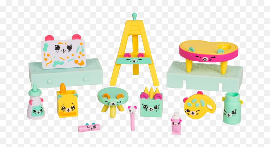 Shopkins Happy Places Season 3 U2013 Mousy Art Class - Shopkins Happy Places Season 5 Png,Shopkins Logo Png