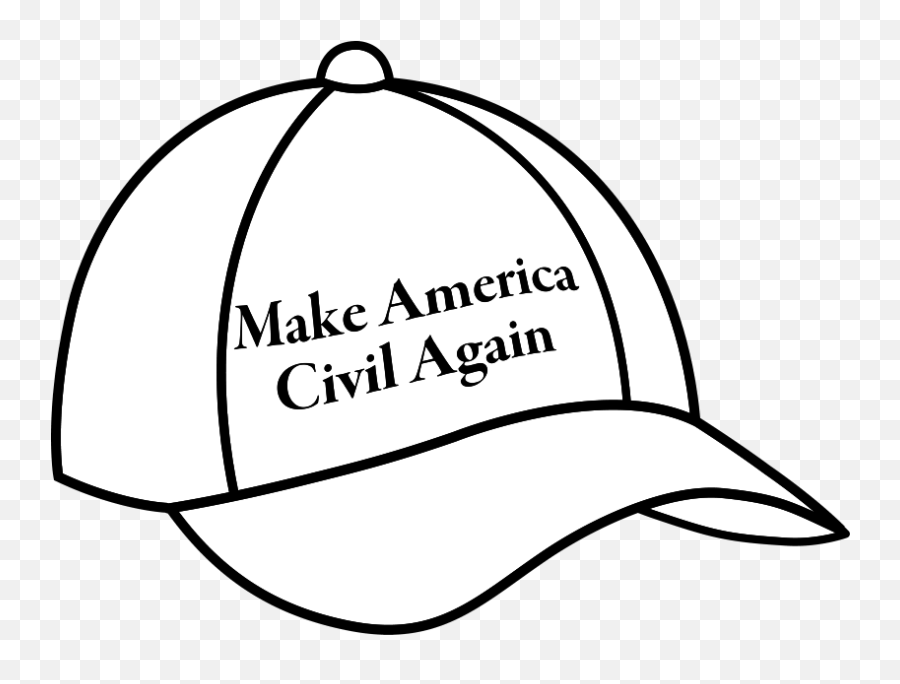 Drawing Hats Cartoon - Make America Civil Again Hat Png,Make America Great Again Hat Png