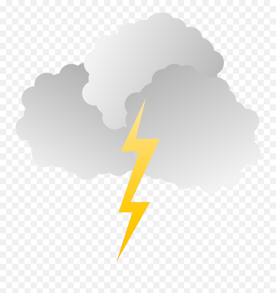 Thunderstorm Clouds Lightning - Burza Deszcz Grafika Dla Dzieci Png,Storm Clouds Png
