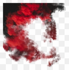 Decoration Background Overlays Smoke Fog Redsmoke - Red Smoke Circle Png