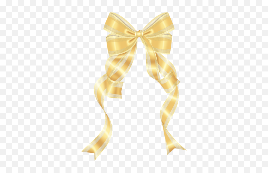 Gold Ribbon Bow Png Picture 475343 - Gift Bow Transparent Background Ribbon Bow Png,Yellow Ribbon Png