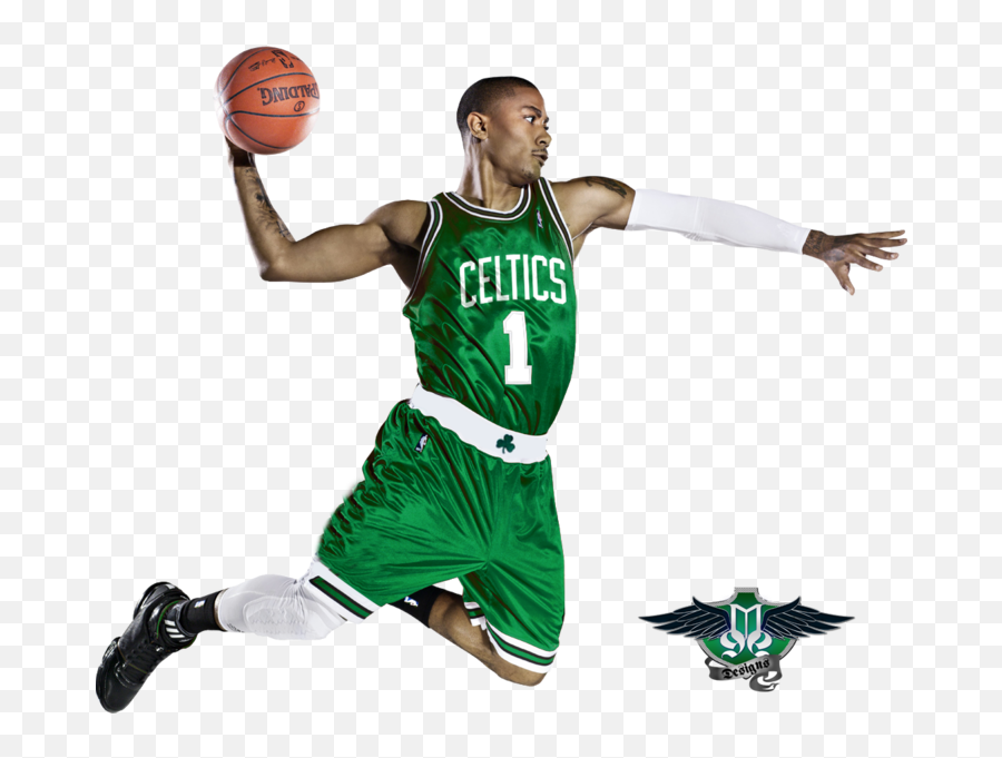 Derrick Rose Boston Celtics Psd Official Psds - Derrick Rose Boston Celtics Png,Boston Celtics Png