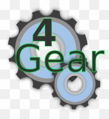 Mech Gears Logo Clip Art - png