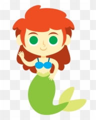 Mermaid Cartoon Transparent Png - Mermaids Body Cartoon,Mermaid Clipart Png