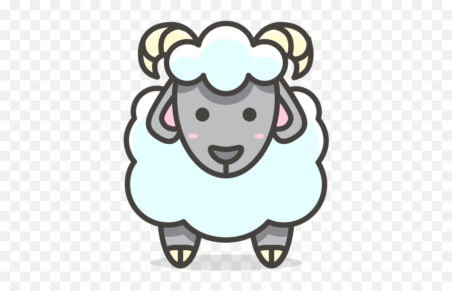 Goat Emoji Icon Of Colored Outline - Emoji Eid Al Adha Png,Goat Emoji Png