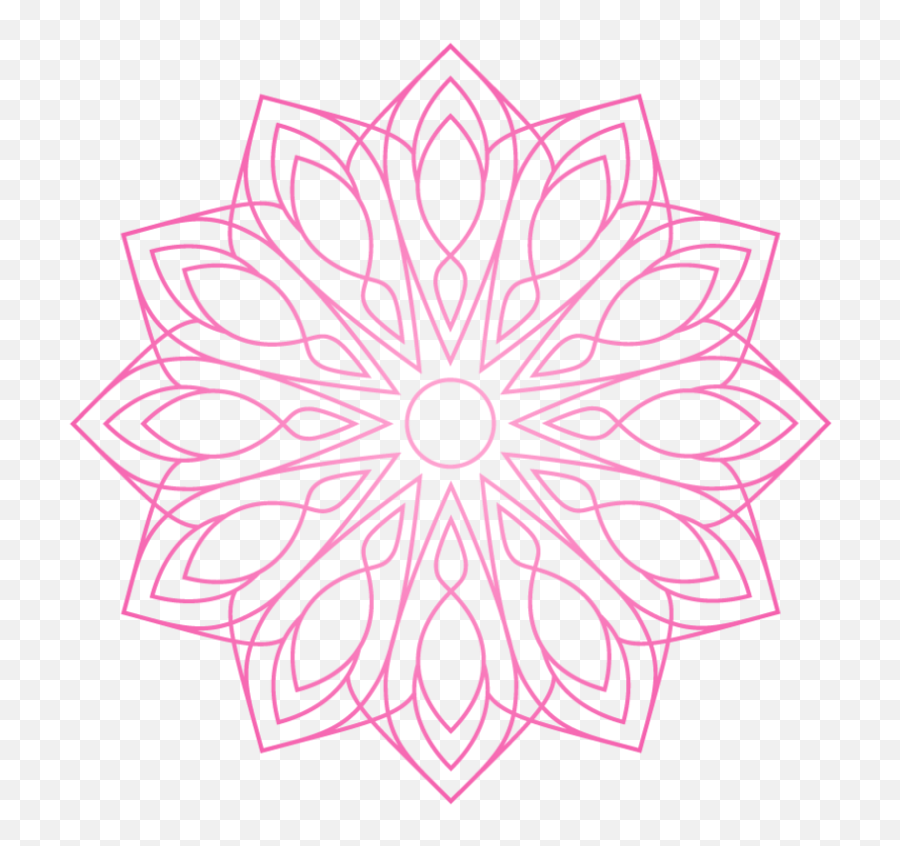 Feminine Mandala Logo - Circular Pattern In Form Of Mandala For Henna Mehndi Tattoo Png,Mandala Logo