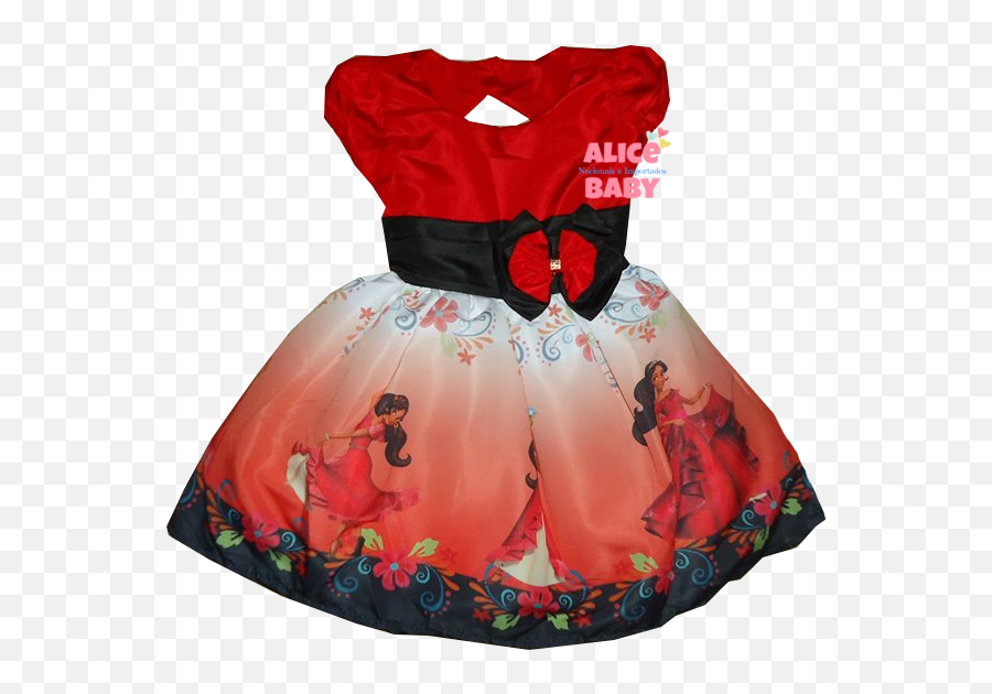 Vestido Elena De Avalor Mod1 Printviii - Alice Baby Vestido Da Elena De Avalor Para 2 Anos Png,Elena Of Avalor Png