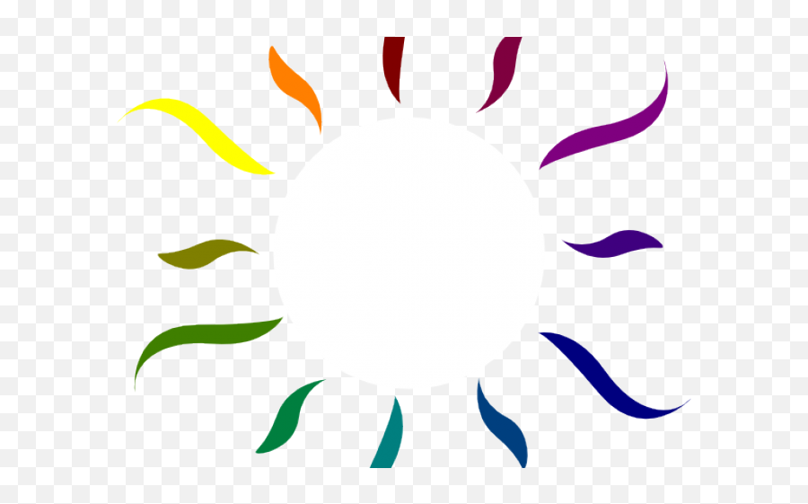 Ray Clipart Rainbow Sun - Png Download Full Size Clipart Circle,Ray Png