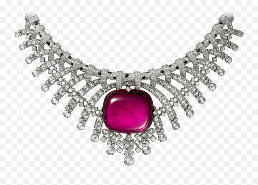 Download Collar Alta Joyeríaplatino - Cartier Ruby Necklace Png,Diamante Png