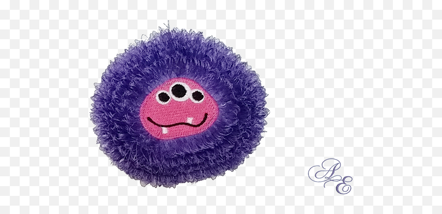 Download Hd A Goofy Monster With Three Eyes Fringe Mane - Plush Png,Monster Eyes Png