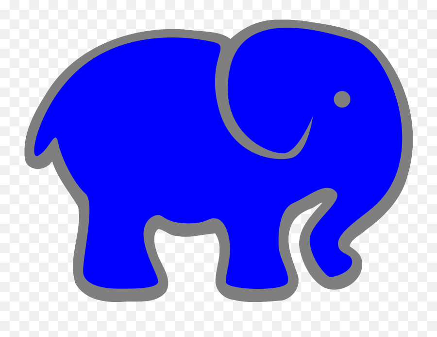 Blue Elephant Clip Art - Clip Art Png,Elephant Clipart Png - free ...