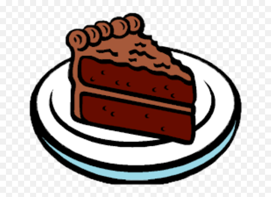 Cake Chocolate Cliparts - Cartoon Chocolate Cake Clipart Png,Chocolate Cake Png