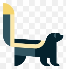 Skunk Png Icon 3 - Repo Free Icons Dog Catches Something