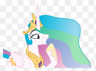 Grin Clipart Smirk - Princess Celestia Png Download Full My Little Pony Celestia Smile,Smirk Png