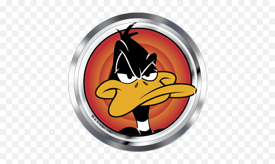 Looney Tunes Daffy Duck Premium 3d Chrome Decal Sticker Badge Emblem - Looney Toons Premium 3d Png,Daffy Duck Png