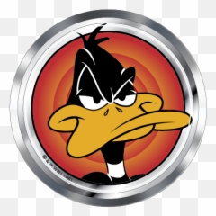 Looney Tunes Daffy Duck Premium 3d Chrome Decal Sticker Badge Emblem - Looney Toons Premium 3d Png,Daffy Duck Png