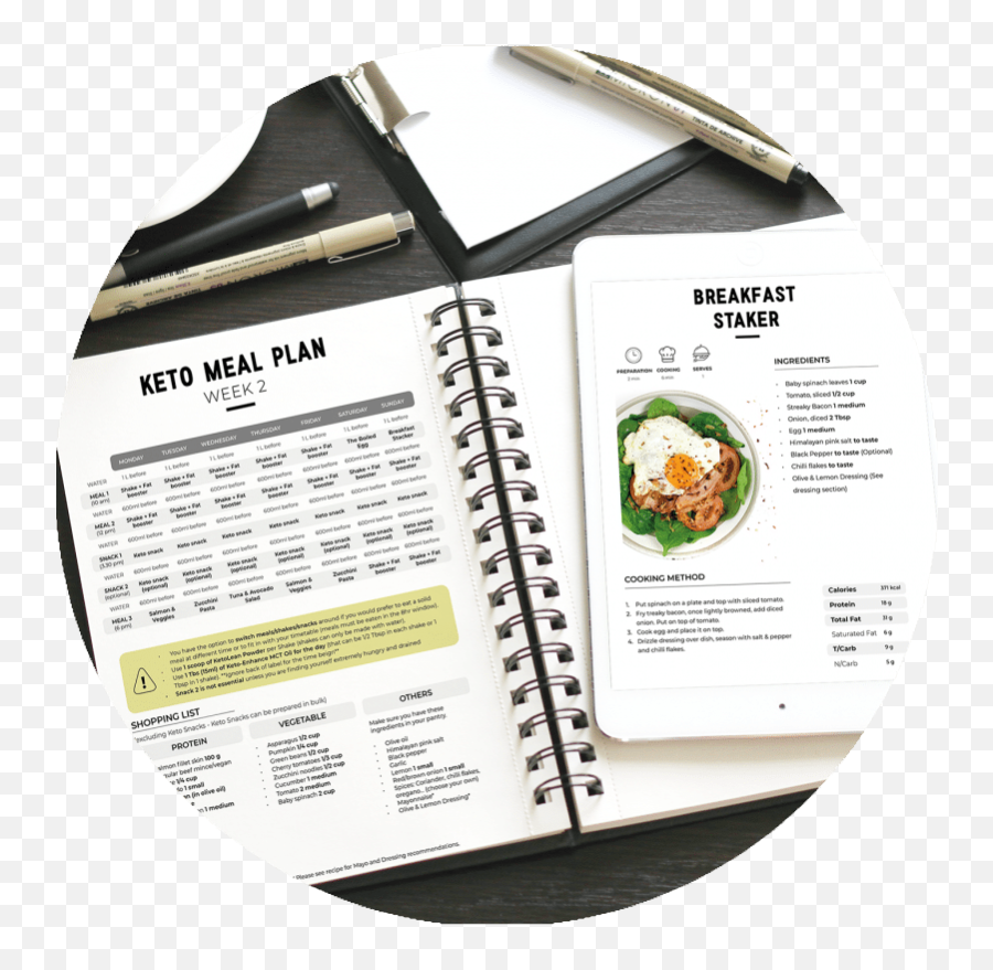 Keto Diet Plan - Lean For Life Sketchbook Mockup Free Download Png,Lean Cup Png