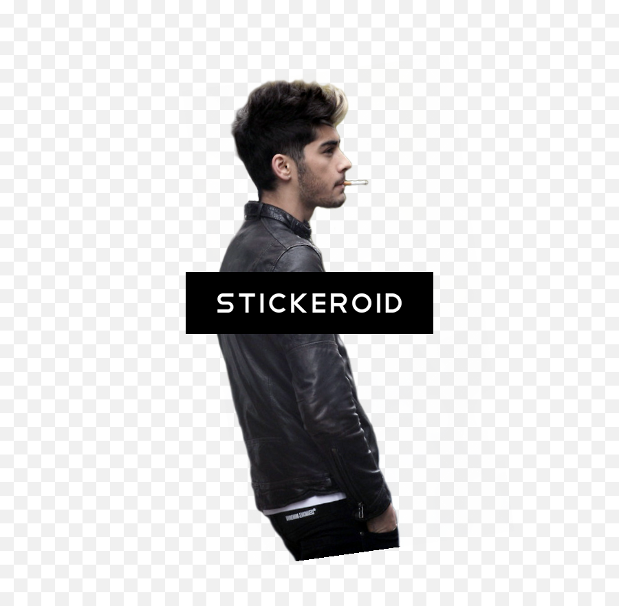 Download Hd Zayn Malik - Leather Jacket Transparent Png For Men,Zayn Malik Png