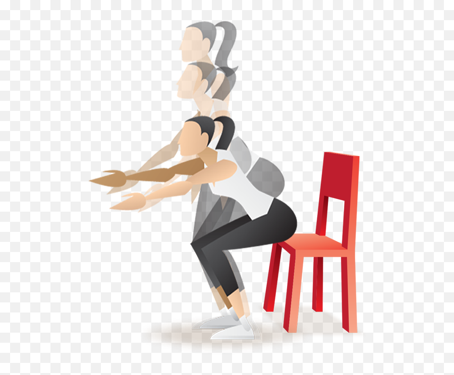 Test Your Fitness With This 4 - Minute Challenge Power 20 Squat Box Test Png,Squat Png