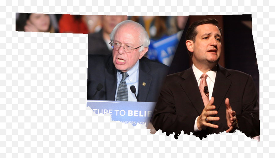 Download Bernie Sanders And Ted Cruz - Black And White Png,Ted Cruz Png
