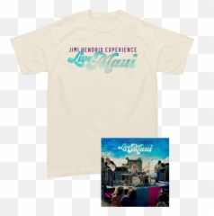 Live In Maui Logo Tee Album - Jimi Hendrix Shirts png