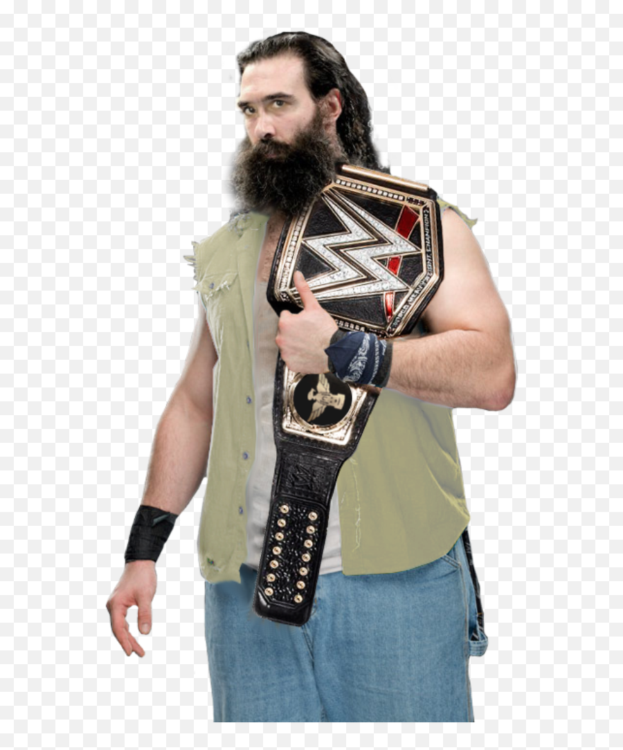 Wwe Luke Harper Holding World Heavy - Luke Harper Wwe Champion Png,Luke Harper Png