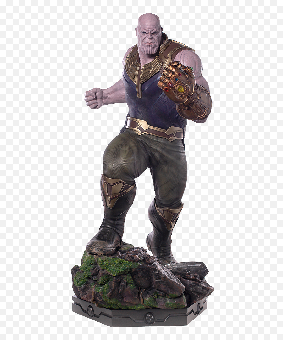 Download Thanos Png Cartoon Transparent - Thanos Statue Iron Studios,Thanos Helmet Png