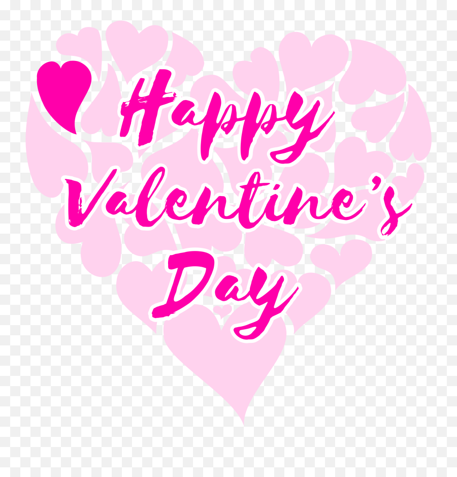 Library Of Graphic Transparent Valentines Day Heart - Cute Clipart Valentines Day Png,Happy Valentines Day Png