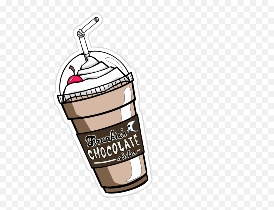 Chocolate Milkshake Sticker - Lid Png,Milkshake Transparent