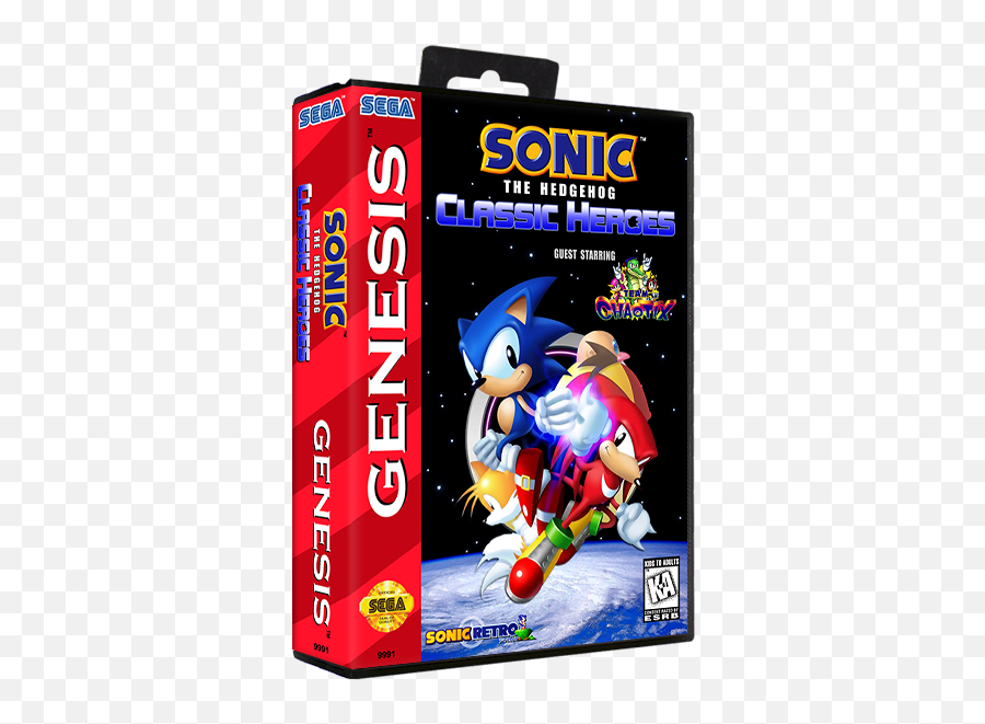 Sonic Classic Heroes - Sega Mega Drive Classic Console Sega Genesis Png,Sonic Heroes Logo