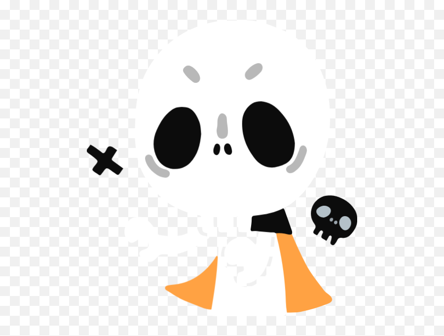 Free Online Skull Emoji Halloween Thriller Vector For - Illustration Png,Excited Emoji Png