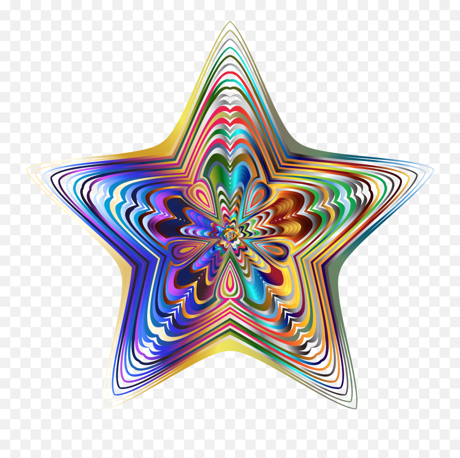 Download Hd This Free Icons Png Design Of Prismatic Star - Portable Network Graphics,Star Line Png