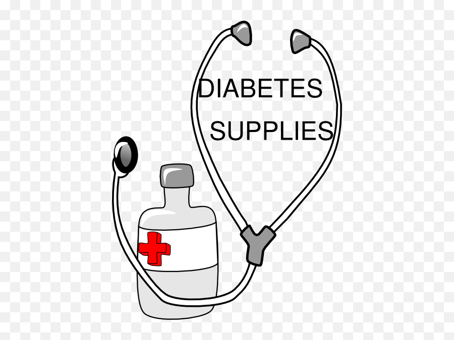 Diabetes Supplies Clip Art - Diabetes Cart Clip Art Png,Diabetes Icon Vector